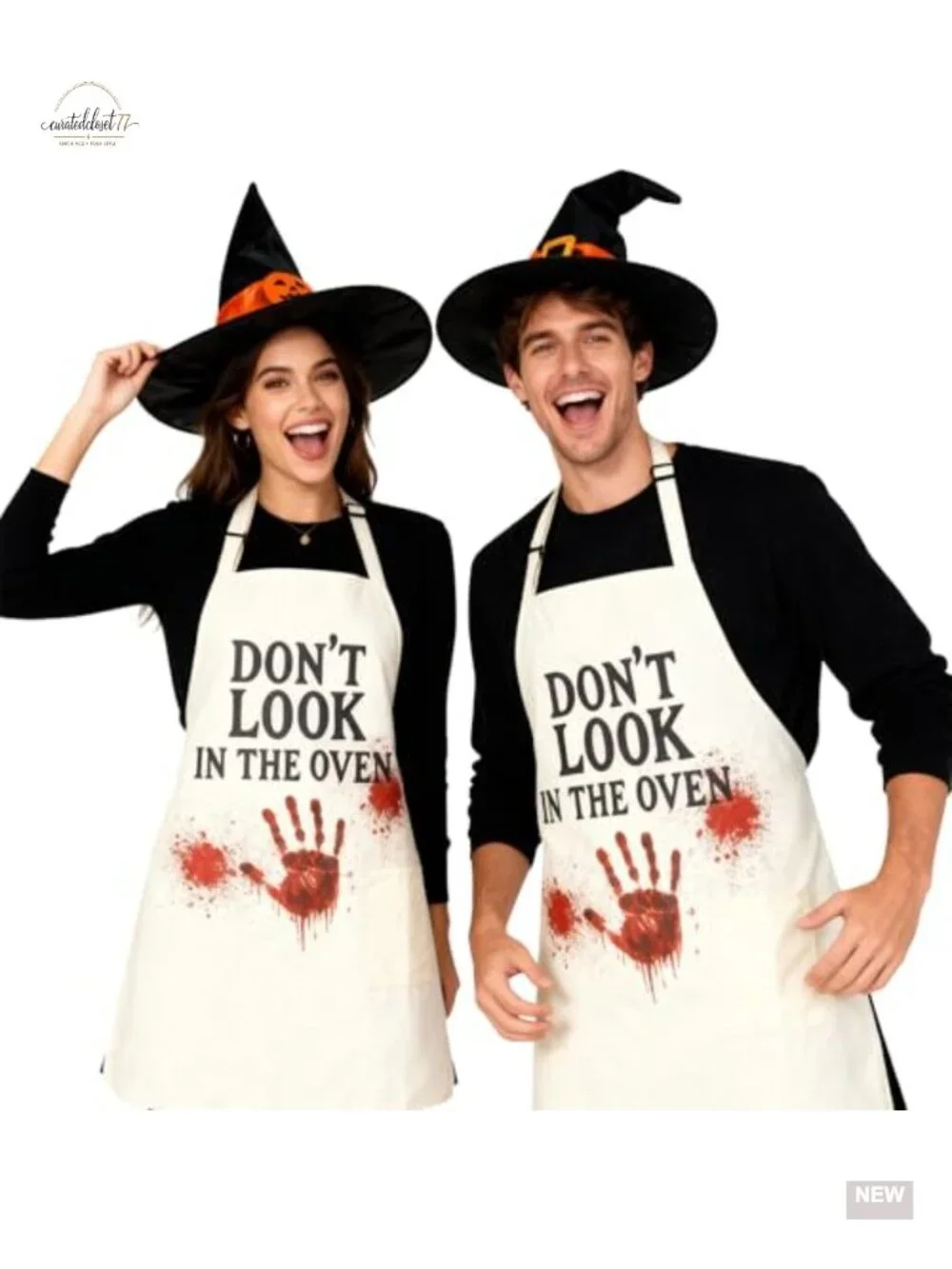 Halloween Apron Funny Blood Splatter Bib Adjustable Cooking Grilling Gift